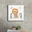 «Baby Lion» par Farida Zaman, art mural sur toile-108585980