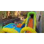 Parc aquatique gonflable avec soufflerie pour enfants de 13,9 pi x 11,1 pi Adam 3-10 | Moustiquaire 5-en-1 pour le rebond, la piscine et la sécurité dans la cour arrière | Intérieur intérieur