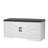 2-Tier Storage Bench, Farmhouse Shoe Bench With Padded Seat Cushion, Entryway Bench With 2 Barn Doors & 2 Adjustable Shelves, 13.75" D X 39.4" W X 17.72" H, For Entryway, Bedroom, Living Room, White