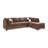 Malone Reversible Sectional Chocolate Micro Suede-1725083110