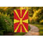 Drapeau de la Macédoine du Nord - drapeau extérieur