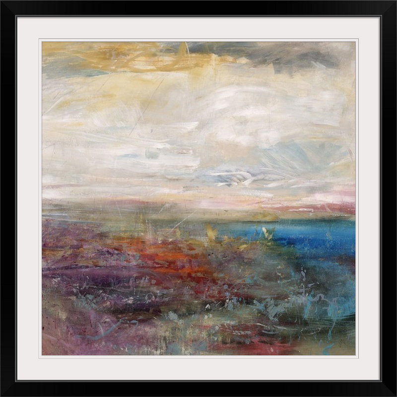 «Angel Sky» par Jodi Maas, reproduction d'art, H 32 po x l 32 po x P 1 po, Cadre noir