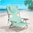 Ostrich The Heavy-Duty Backpacker Portable Reclining Beach Camping Chair, Teal-1317709438-1303743579