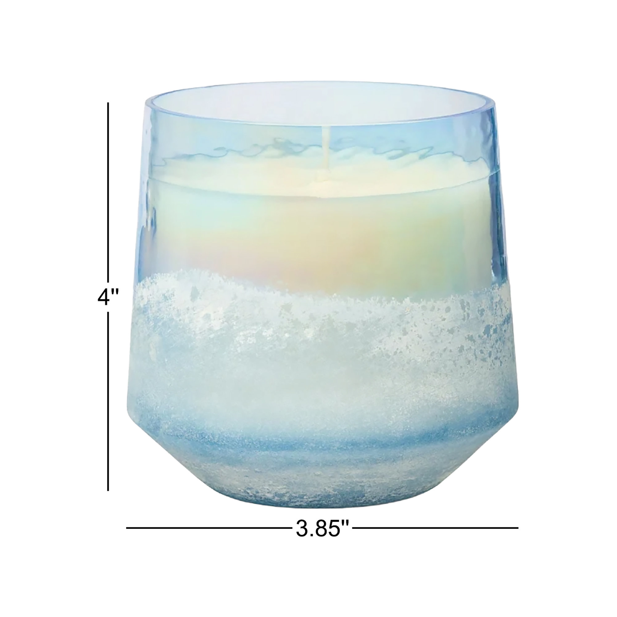 ILLUME Beautifully Done Essentials Citrus Crush Statement Glass Scented Candle, Baltic Glass