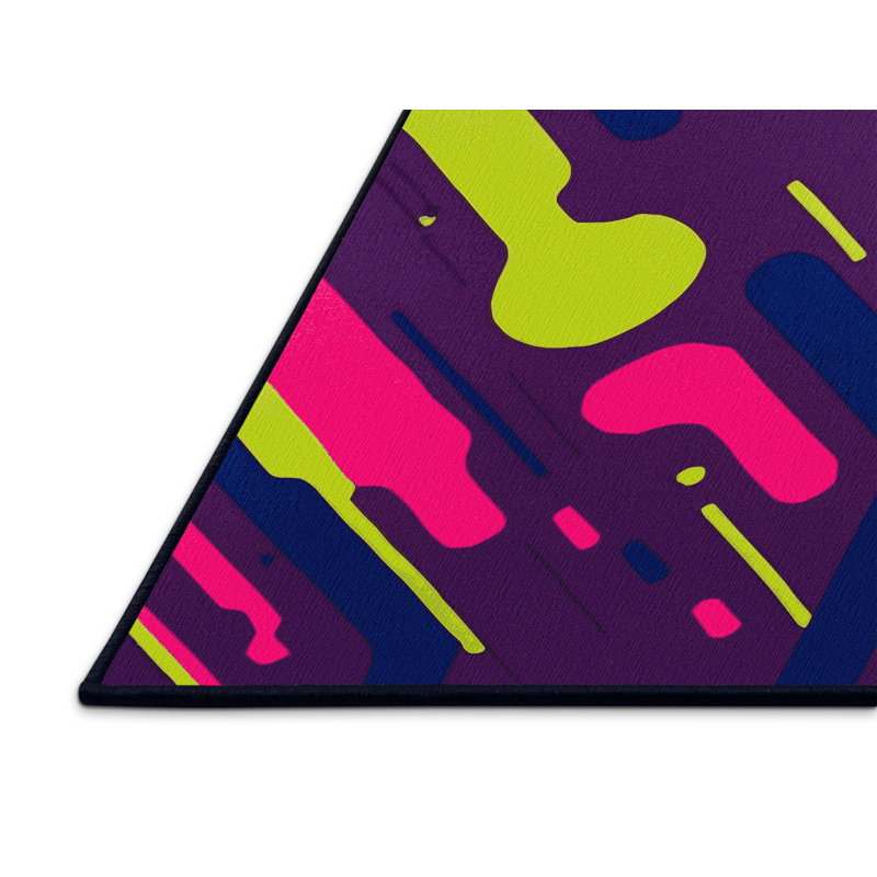 Tapis Neon Fractals, Rectangulaire 8 pi x 12 pi