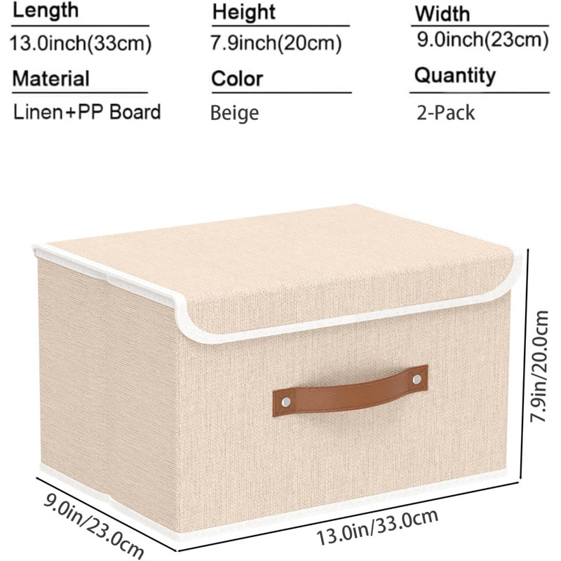Brayden Studio Box, Beige