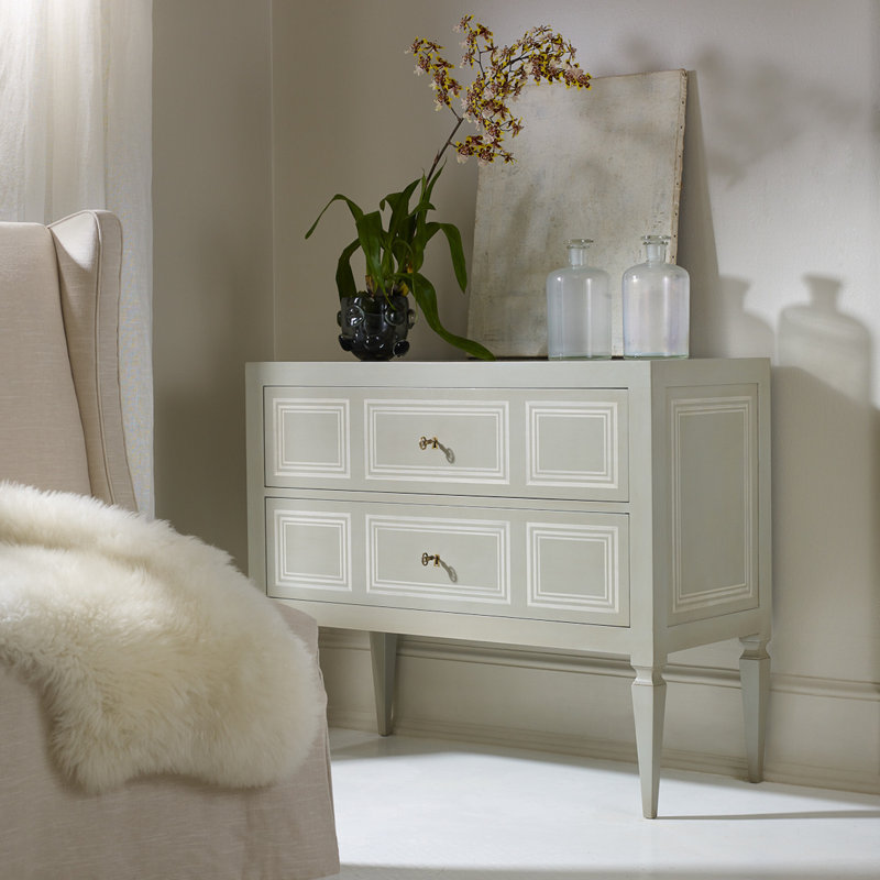 Milan Accent Chest, Ivory