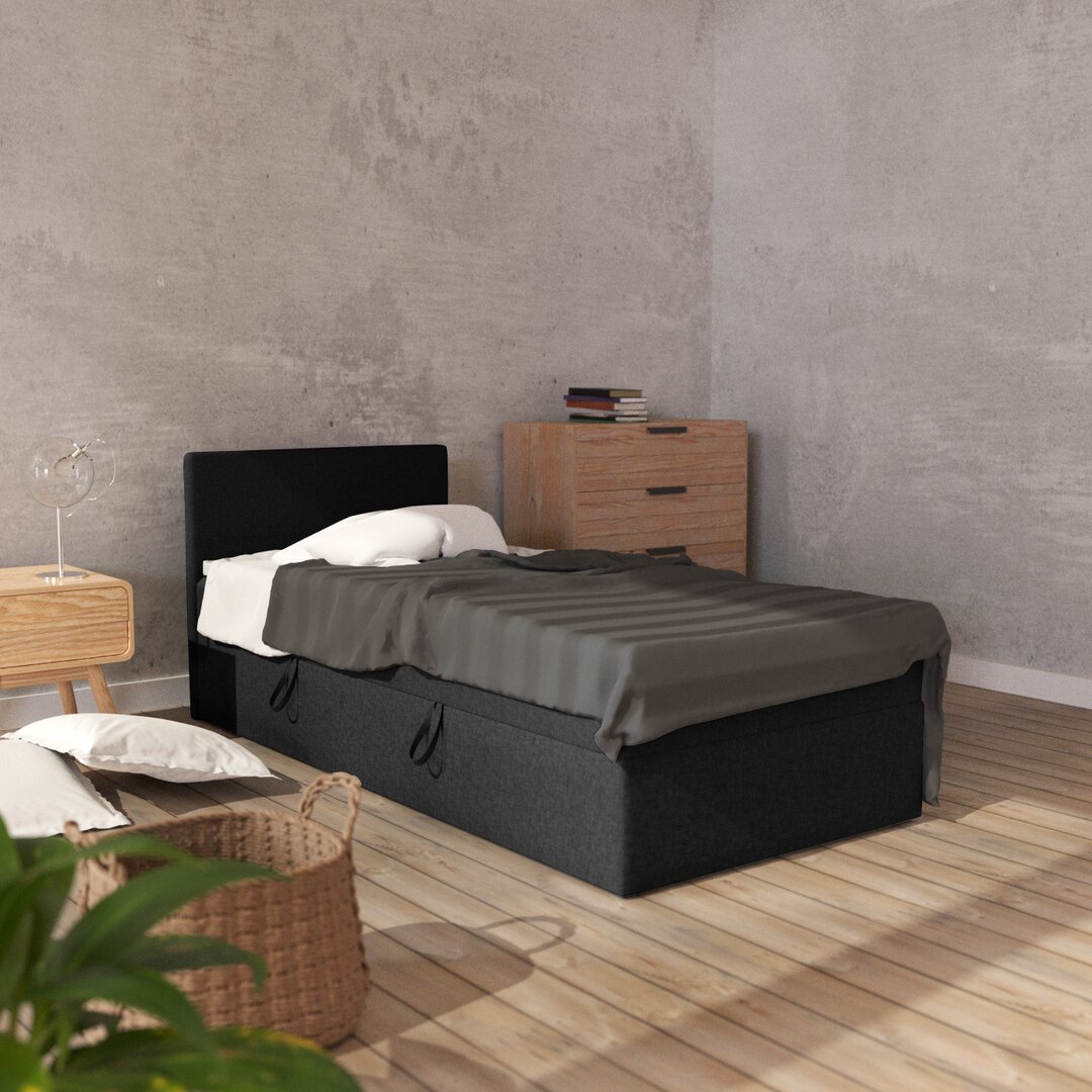 Boxspringbett Dillian mit Topper und Bettkasten