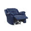 Fauteuil inclinable standard en similicuir de 37 po de large à dégagement zéro-1371710222