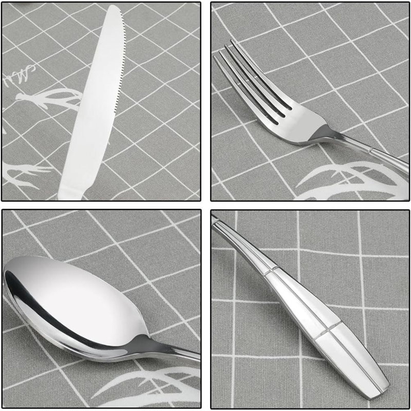 Latitude Run® Nickisha Stainless Steel Flatware Set - Service for 16