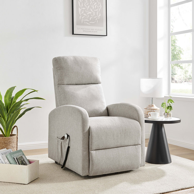 Richelle 66 Wide Recliner, Cream