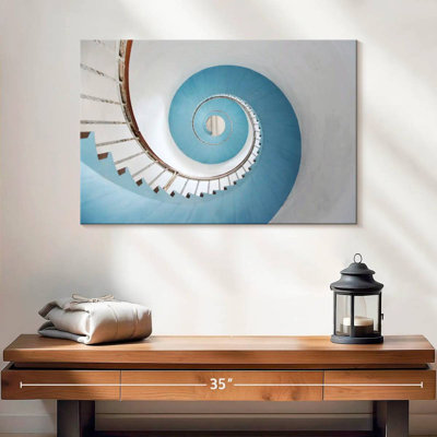 Lilie Blue Spiral Staircase