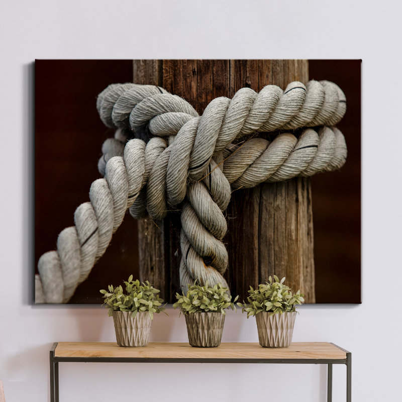 Rope Knot III-impression sur toile tendue, H 32 po x l 24 po x P 1 po