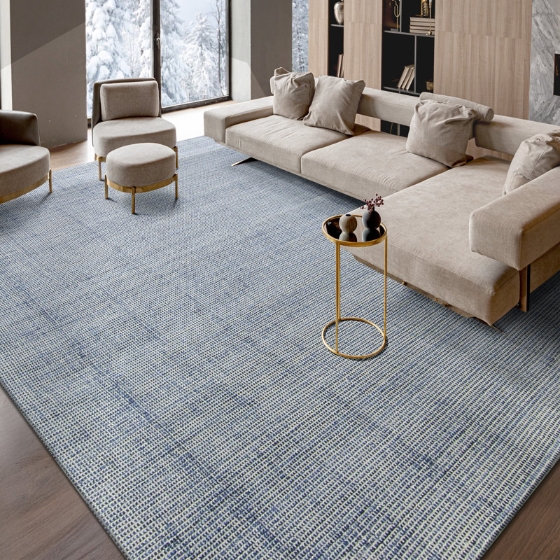 Area Rug in Dark Gray, Rectangle 10' x 14'