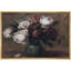 Roses fantaisistes dans un vase vert, illustrations, campagne française rustique-101751753-101751755
