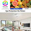 Dailee Acrylic LED Semi Flush Mount
