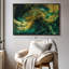 Abstrait "Vagues d'eau", reproduction sur toile-101455981