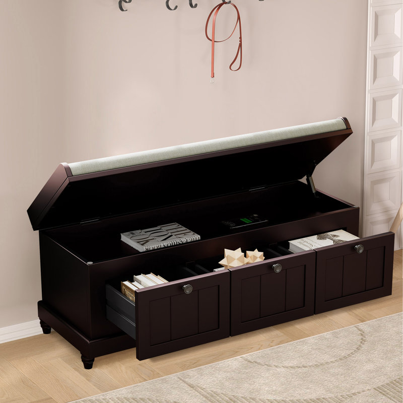 Arulappu Storage Bench, Espresso