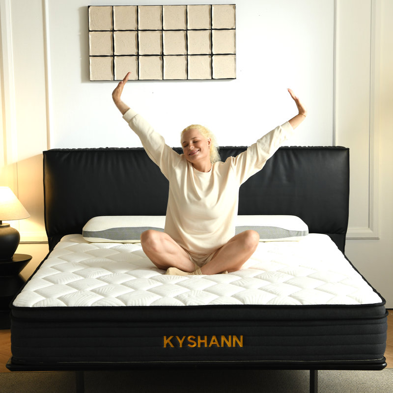 Matelas en mousse viscoélastique gélifiée 10 "et 12", Grand lit, 10"