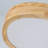 Natural Wood 5CCT LED Flush Mount 