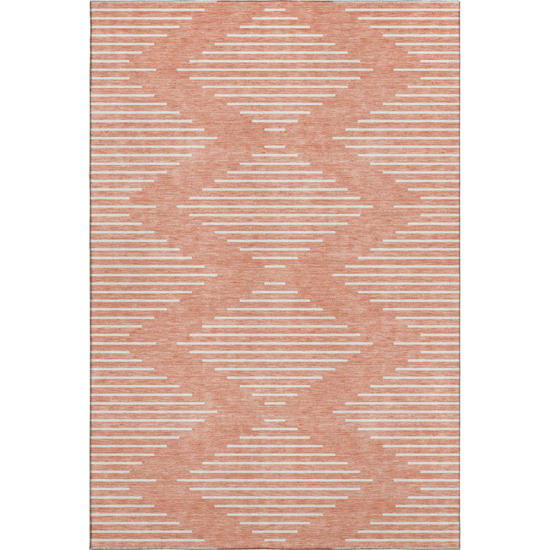 Premium Machine Washable Colmenero AMF1016 Geometric Rug, Rectangle 8' x 10'