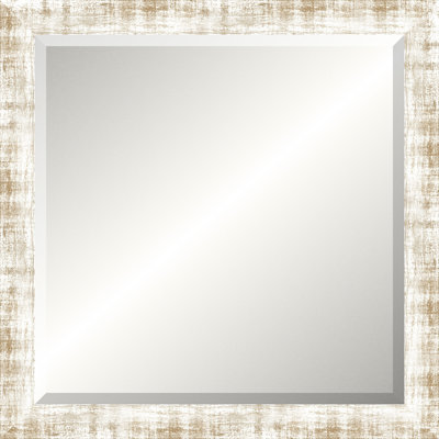 Faded White Legacy Mirror