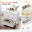 White 3 Drawer Chest