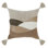Carve 18" Multicolor Brown Throw Pillow
