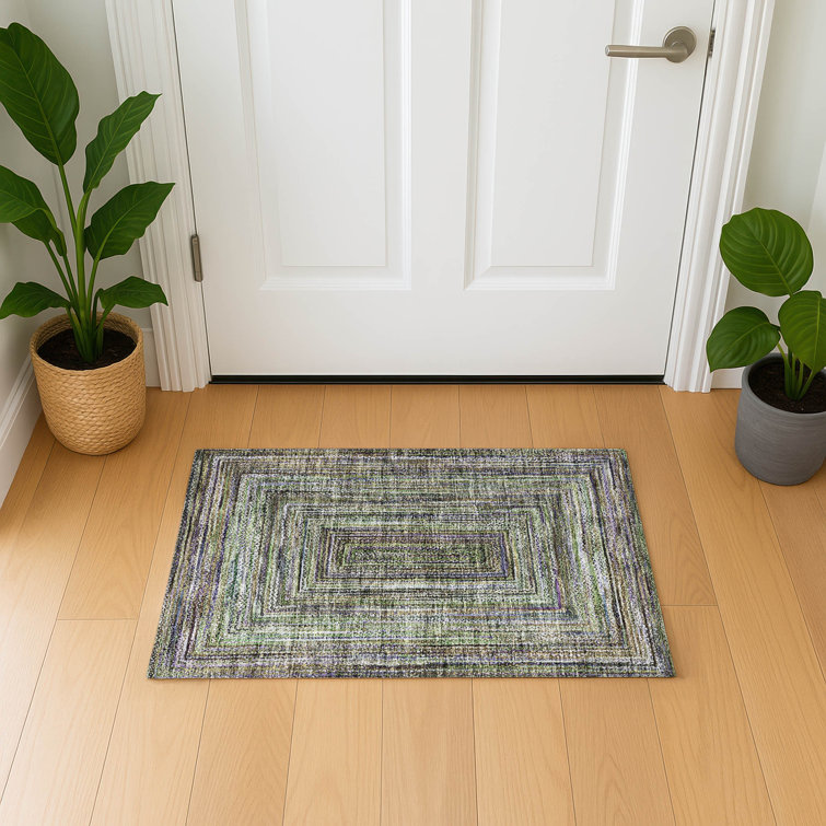 Premium Machine Washable Bucz AMF1725 Geometric Rug