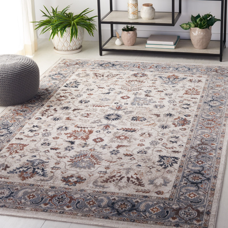 Bayside Performance Machine Washable Oriental Rug, Rectangle 5'3" x 7'6"