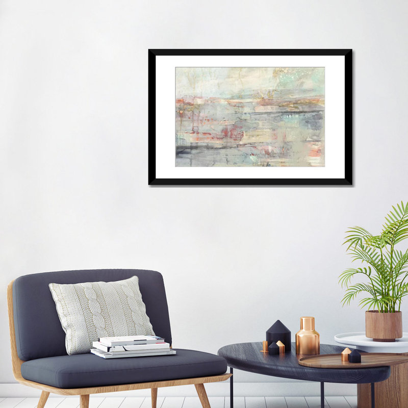 «Soft Scape II» par Jennifer Goldberger, reproduction d'art sur toile tendue, H 8 po x l 12 po x P 0,75 po, Toile tendue