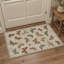 Tapis d'intérieur beige / brun avec envers antidérapant Adaline Novella-1663187345