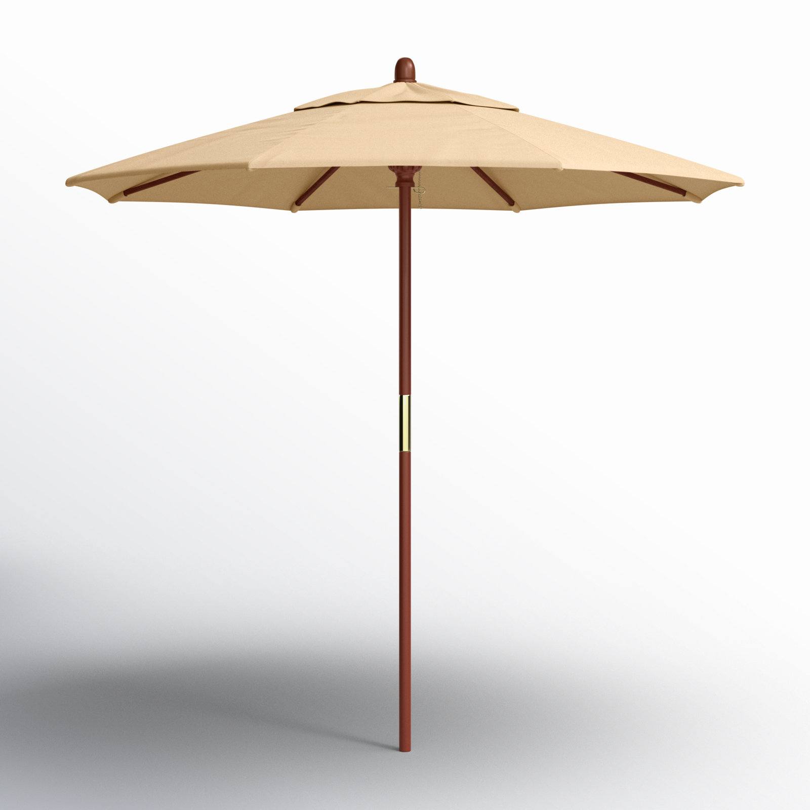 Manford 90'' Outdoor Umbrella, Antique Beige