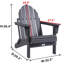 Chaise Adirondack en plastique Bedie-1264315827