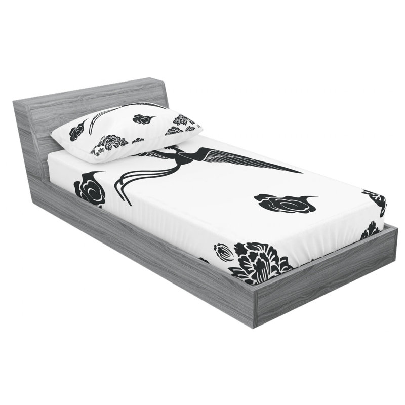 Microfiber Sheet Set, Twin XL Sheet Set with Fitted Sheet