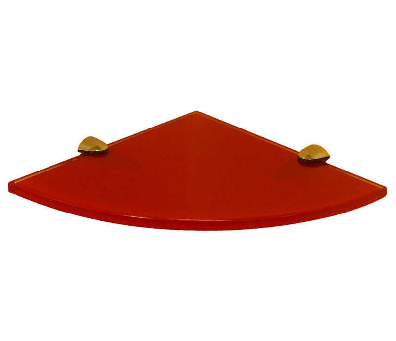 Tablette flottante en verre Ceallach, Vin rouge, H 0,38 po x l 10 po x P 10 po