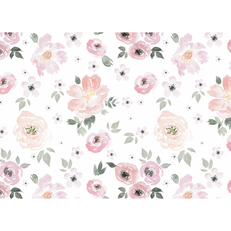 Floral Wallpaper, Non-Pasted