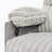 Bocaton Wide Wale Corduroy Upholstery Manual Recliner, Gray-307646906