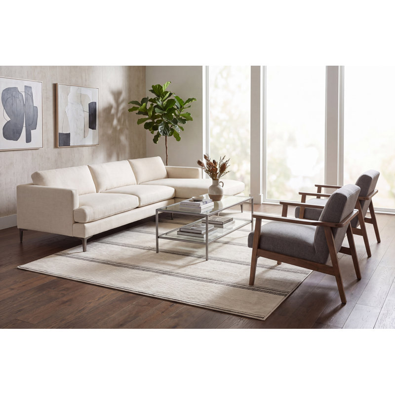 Tapis rectangulaire Rori, Rectangle 5 pi 3 po x 7 pi