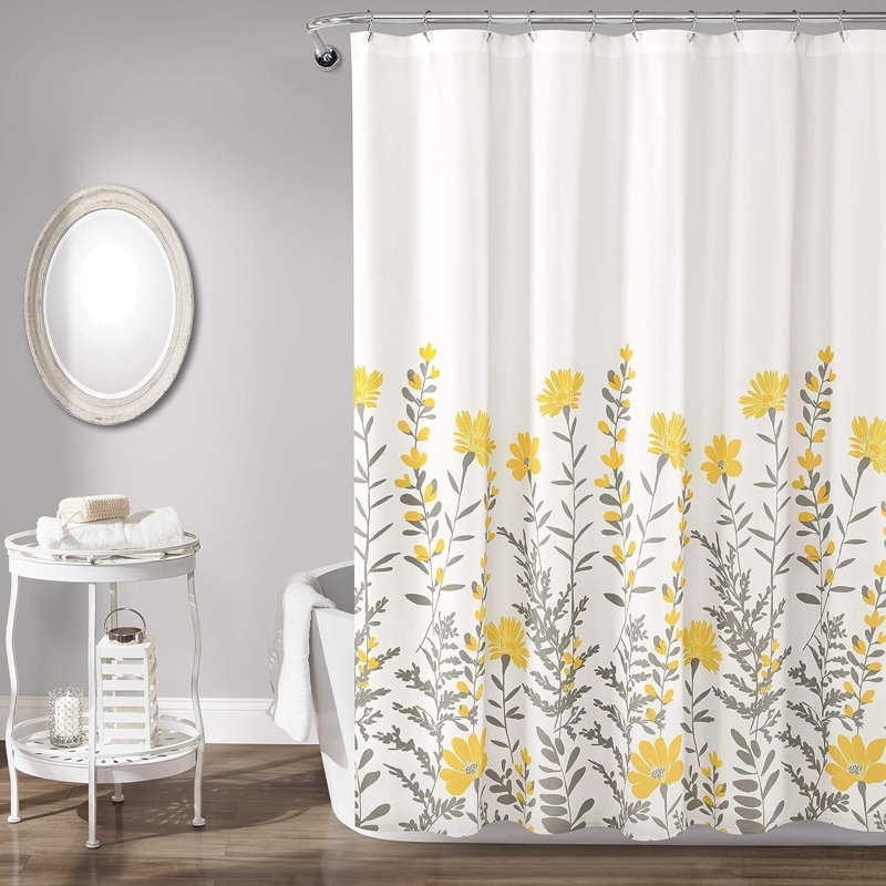 Lush Decor Aprile Floral Shower Curtain