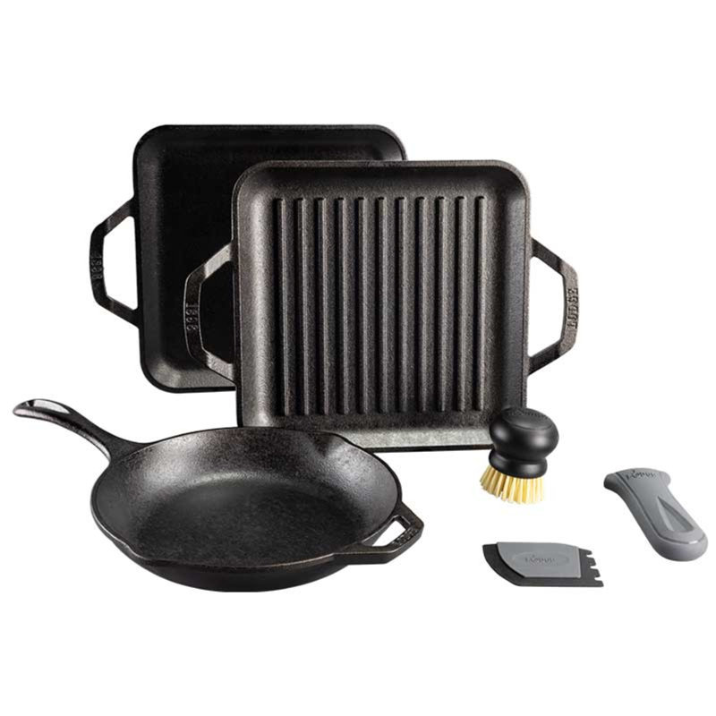 Lodge Chef Collection 6 Piece Gourmet Set