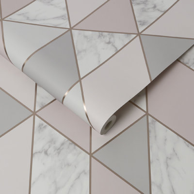 Sublime Marble Geometric Wallpaper