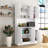 Alice 71.94" Tall Wardrobe & Kitchen Cabinet, White, 6 Doors, 1 Open Shelf, Drawer - Dependable Quality For Bedroom And Kitchen, Durability-121507200