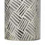 Etched Glass Cylinder Candle Votive -  - Cream-39735775