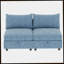 Canapé-lit, causeuse 2 places, canapé-lit moderne Mid-Century avec rangement pour petits espaces, salon, dortoir, chambre à coucher-257100659