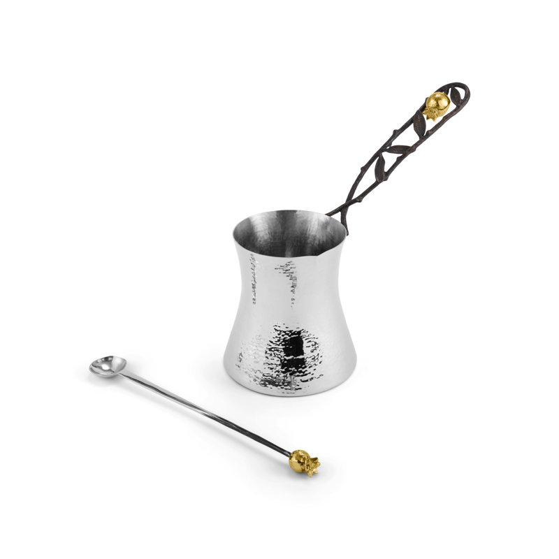 Pomegranate Demitasse Set and Coffee Pot