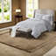 Ensembles de literie en fausse fourrure douce, lit simple en polyester TG