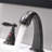 2-handle Bathroom Faucet with Drain Assembly