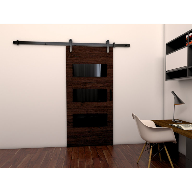 Mackinnon Veneers Sliding Doors, 205cm H x 106cm W x 1.6cm D, Wenge