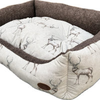 Phillipston Animal Print Polyester Pet Bed, 13cm H x 36cm W x 31cm D